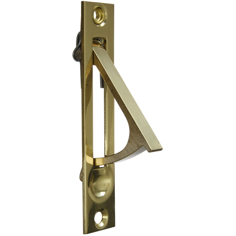 Solid Brass Sliding Closet Door Pocket Door Lock & Pull Replacement Hardware