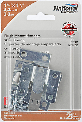 PackagingImage for Flush Mount Hangers