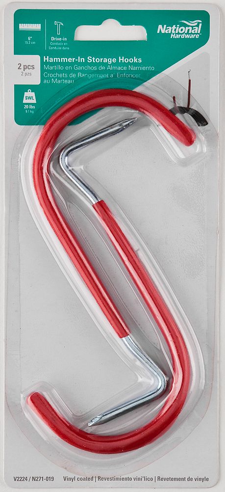PackagingImage for Hammer-In Storage Hooks