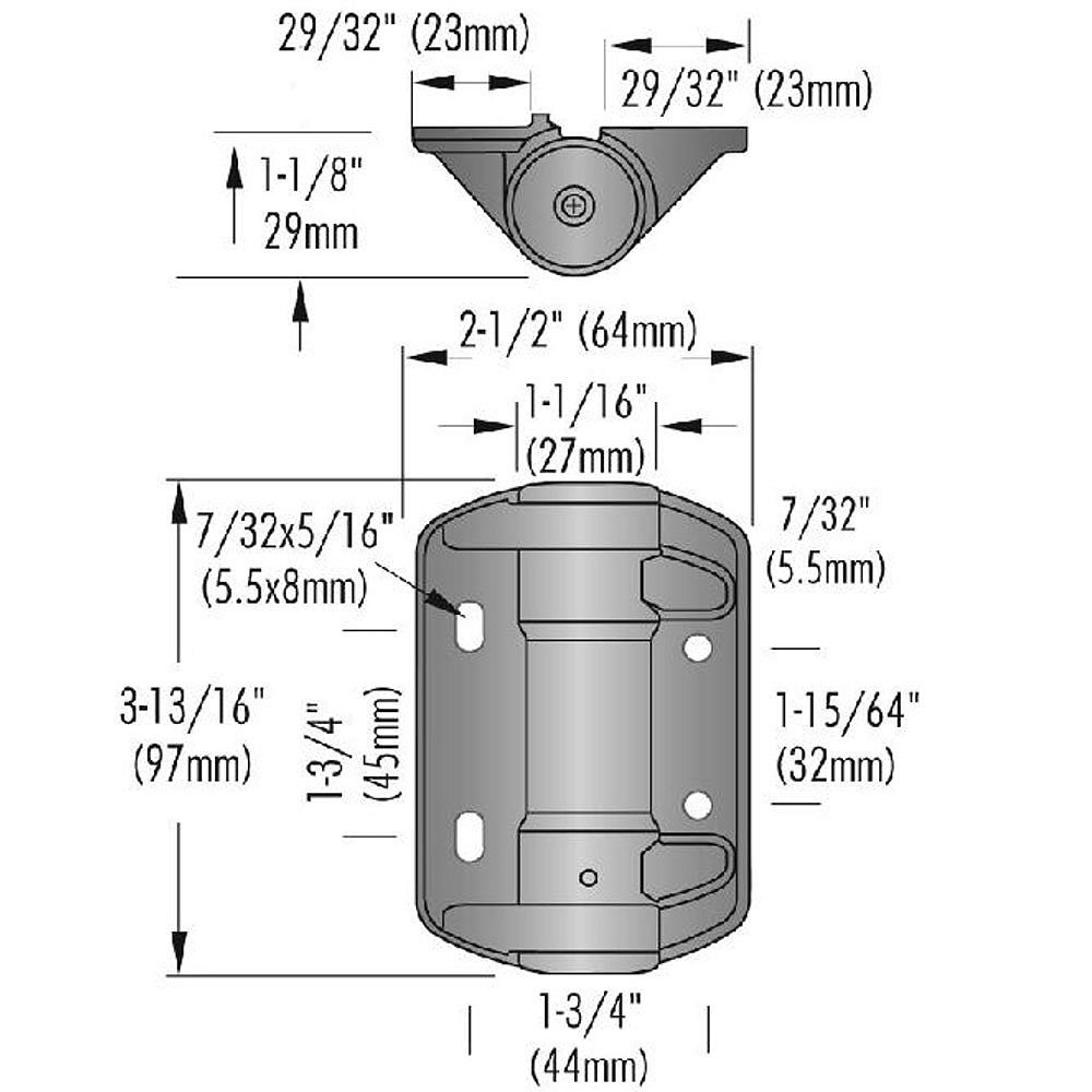 Vignette Image for TruClose Narrow Spring Hinge