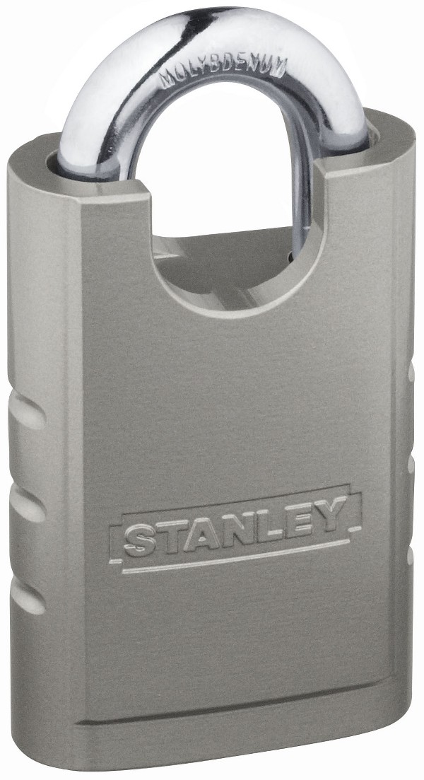 Shrouded Hardened Steel Padlock - Silver S828-145 | National Hardware