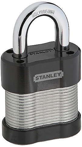 Clipped Image for Laminated Steel Padlock