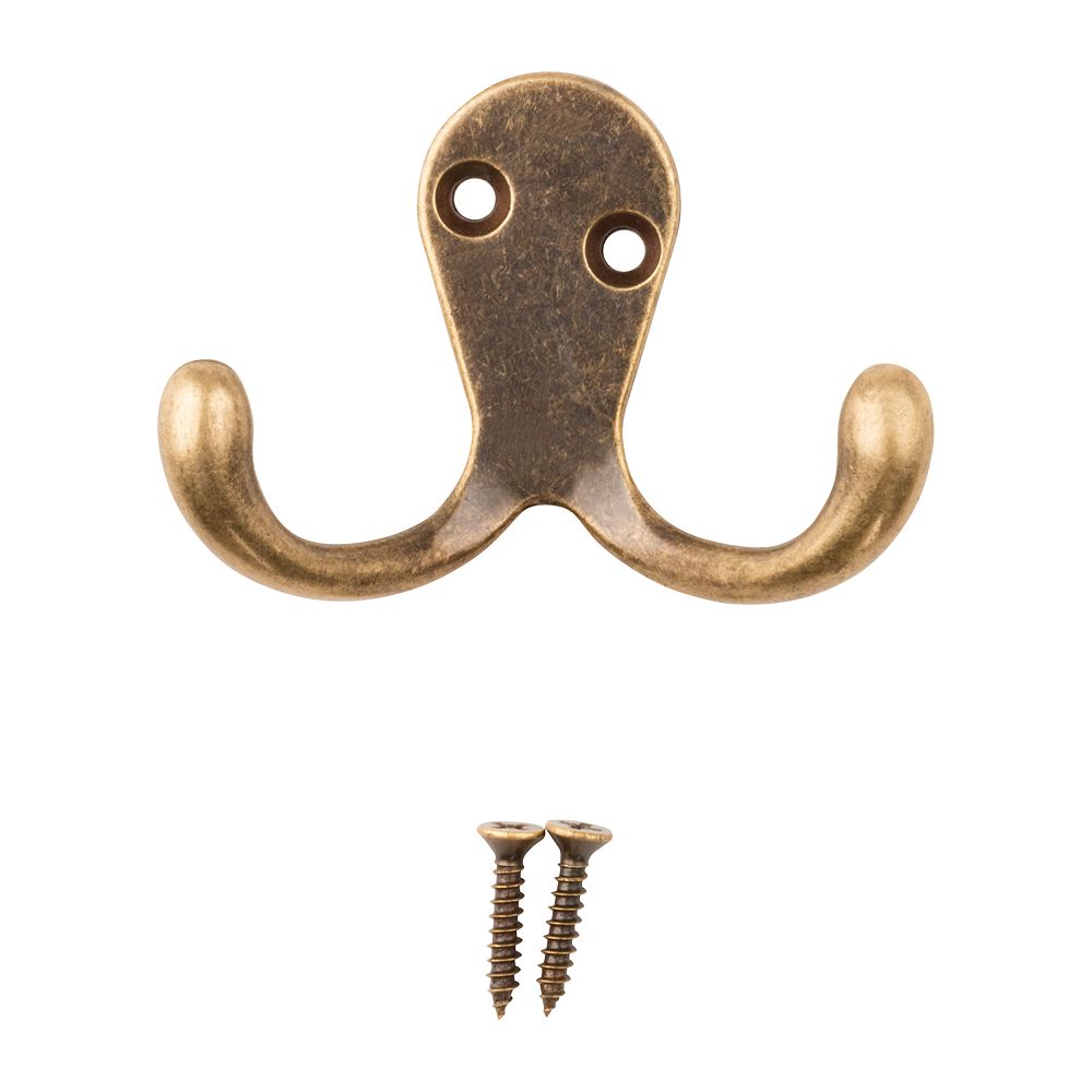 Clipped Image for Double Prong Robe Hook