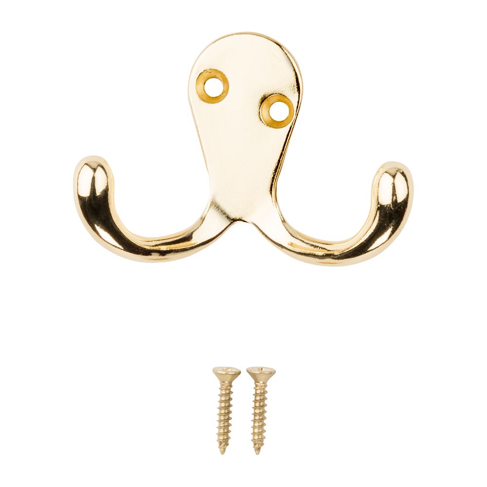 Clipped Image for Double Prong Robe Hook