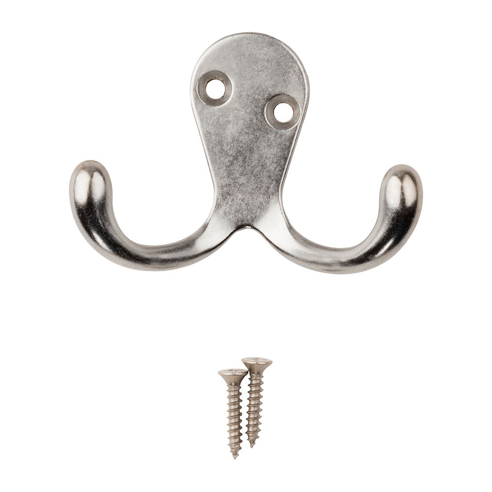 Clipped Image for Double Prong Robe Hook